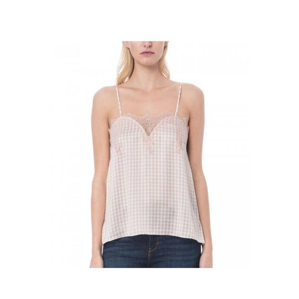 Cami NYC The Sweetheart Charmeuse Top In Pink - Silk - XS
